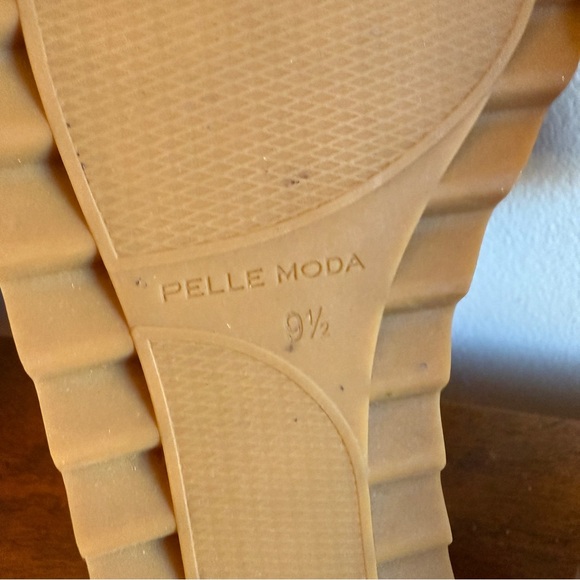 Pelle Moda Meg Platform Wedge Sandal in Tan – Women’s Size 9.5 - Picture 6 of 6